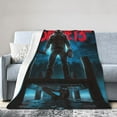 thumbnail image 2 of Jason Voorhees Friday the 13th Printed Flannel Plush Throw Blanket for Living Room Bedroom Sofa and Camping, Perfect Halloween Home Gift 50"X40", 2 of 9