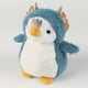 thumbnail image 3 of Pingüino de peluche de juguete lindo muñeco de pingüino de transformación muñeco de confort para niños muñeco de trapo de pingüino, azul, 3 of 5