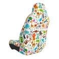 thumbnail image 4 of Lsque Animals Pattern Car Seat Covers for Front Seats , Waterproof Seat Covers for Cars, Sporty Front Seat Covers,Car Seat Cover Protector Front Seats, 4 of 5