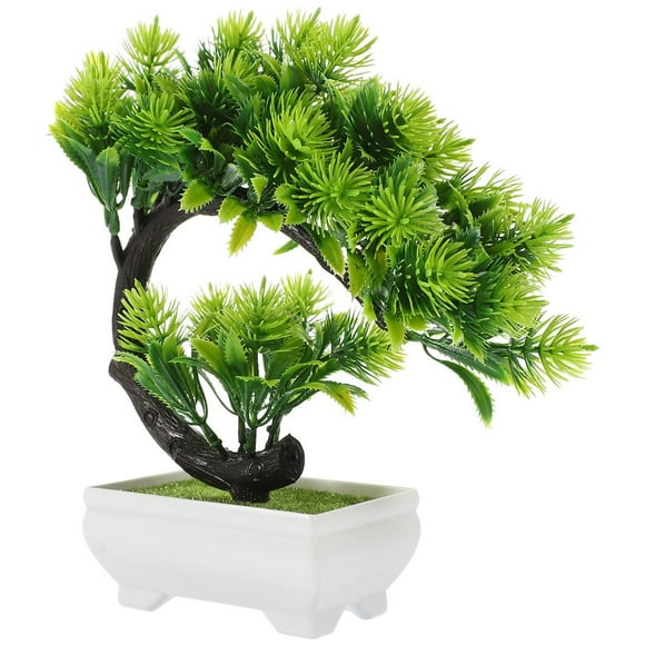 EASTINIndoor Bonsai Tree Live Plant Flowers Simulated Green Pots