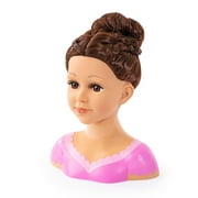 Bayer Design Charlene Super Model Makeup Styling Head, Brunette, Includes Makeup and Stickers, Childrens Pretend Play 3+