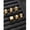 Yellow Gold-7, variant on 6-Piece Yellow Gold Stainless Steel Mens Ring Set With Mixed Band Styles