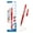 Red, variant on BAZIC Frizz Erasable Gel Pens, 0.7mm Medium Point, Red Ink, Comfort Grip, 144-Pack