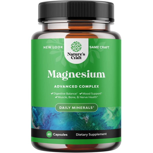High Absorption Magnesium Complex Supplement Pure Magnesium Citrate