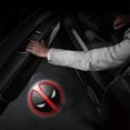 thumbnail image 2 of Fit Deadpool Car Door Light Logo Projector Hd Ghost Shadow Welcome Light 2pcs Car Door Puddle Lights For Deadpool Car Accessoriaes (fit Deadpool), 2 of 5