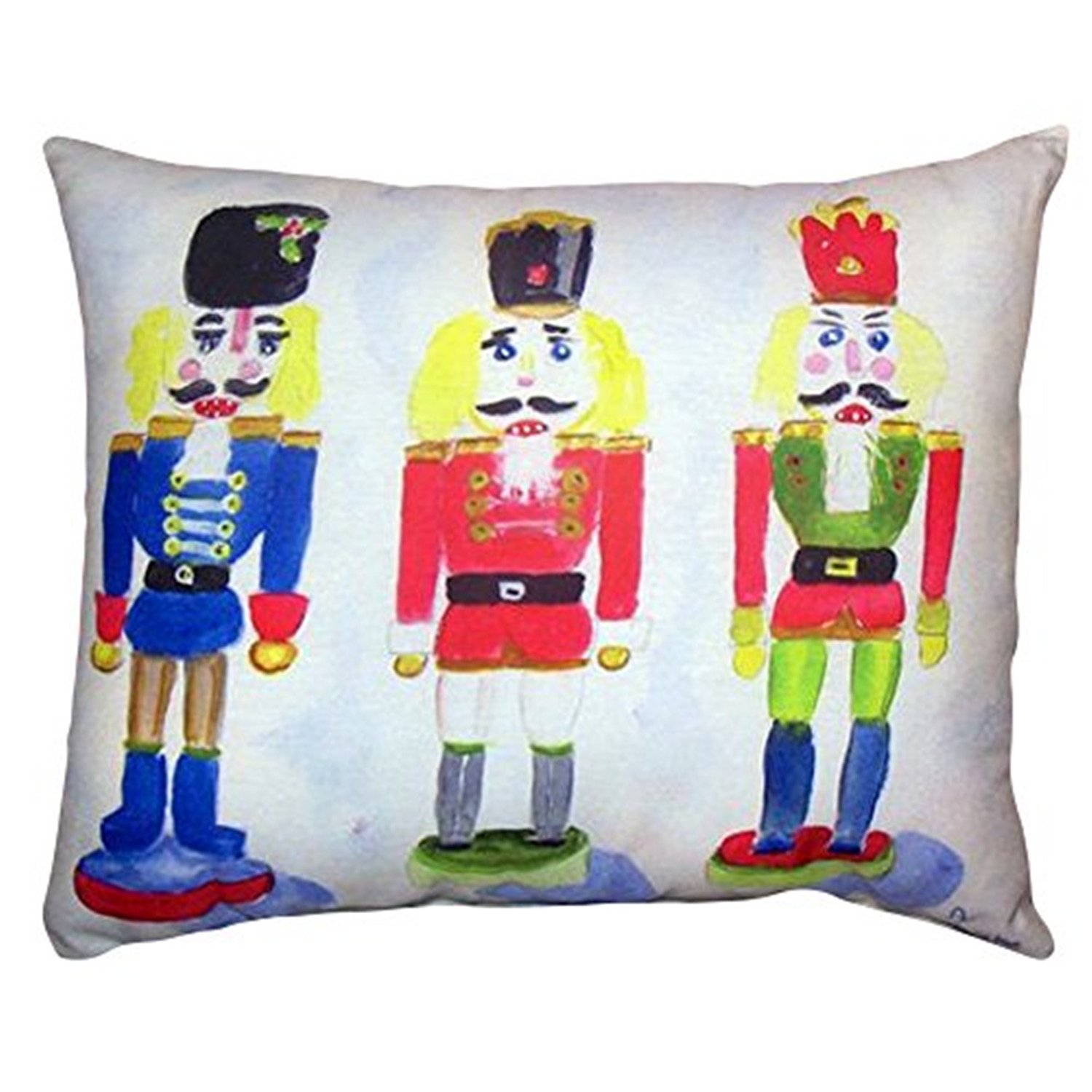 Nut Crackers No Cord Pillow 16x20