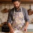 thumbnail image 6 of Easter Themed Apron, Soft Polyester Kitchen Cooking Apron, Bunny and Egg Print Decorative Bib Apron, Protective Cooking Gear For Adults, Festive Holiday Party Kitchen Wear, 26.77x21.65 Inches, 6 of 6