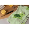 thumbnail image 3 of Eveokoki 2 Pcs Beach Kitchen Towels Cute Turtle Dish Towel Set Ocean Animal Themed Hand Towels Soft Dish Towels for Kitchen Decorative Absorbent Tea Towels for Bathroom, 3 of 5