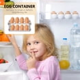 thumbnail image 3 of Caja de almacenamiento de huevos Almacenamiento Huevos Huevos Organizador de cocina Refrigerador Huevo Estante, 3 of 5