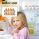 thumbnail image 3 of Caja de almacenamiento de huevos Almacenamiento Huevos Huevos Organizador de cocina Refrigerador Huevo Estante, 3 of 5