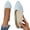 Light Blue, variant on Womens Flats Shoes Portable Pumps Ballet Flat Slip-on Ballerina Pumps Shoes Ladies Loafers