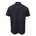 thumbnail image 4 of YLSDY Men's Quarter Zip Athletic Golf Shirt Quick Dry Performance Short Sleeve Top Black XXL, 4 of 5
