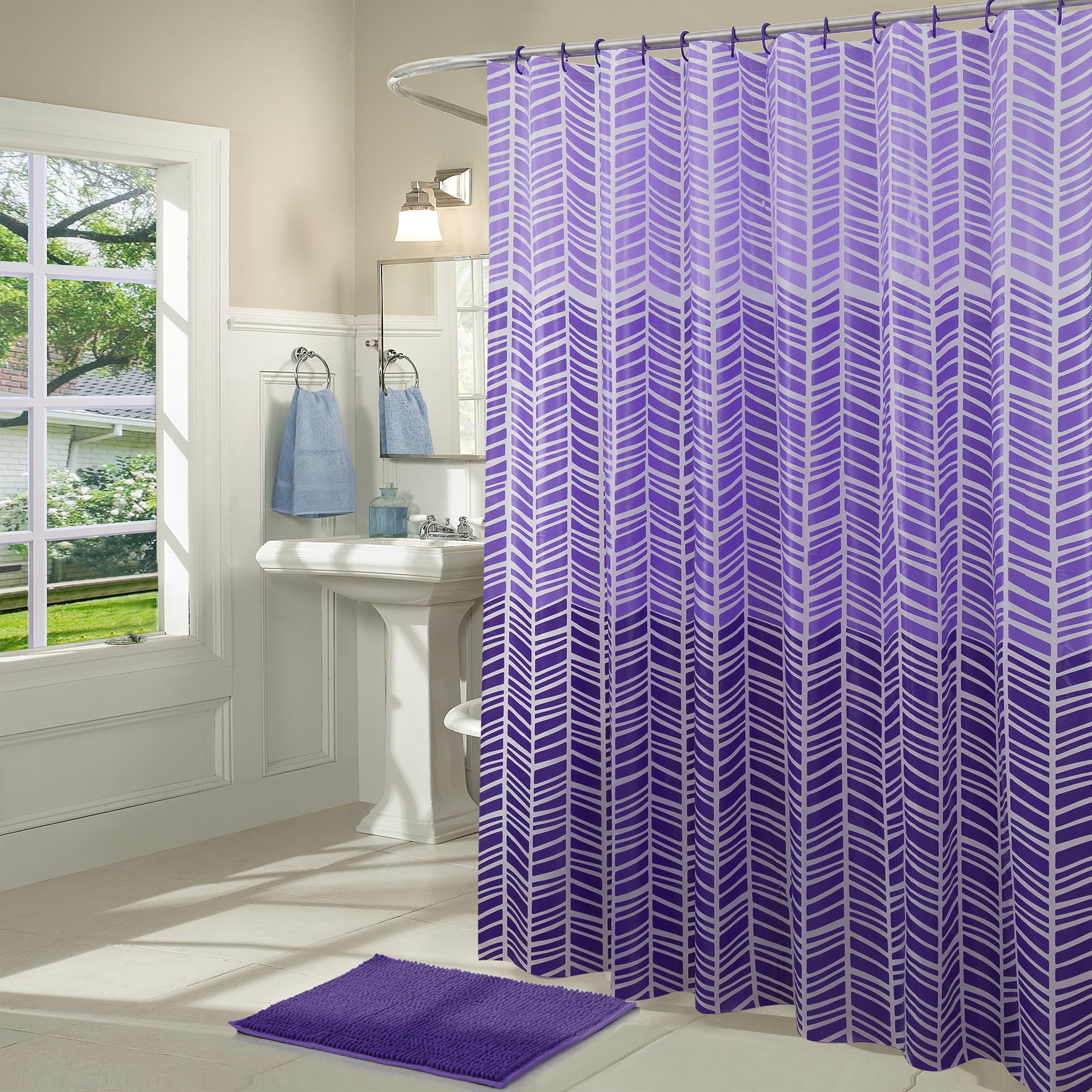 Piece Shower Curtain Liner, Lavender Shower Curtain Liner