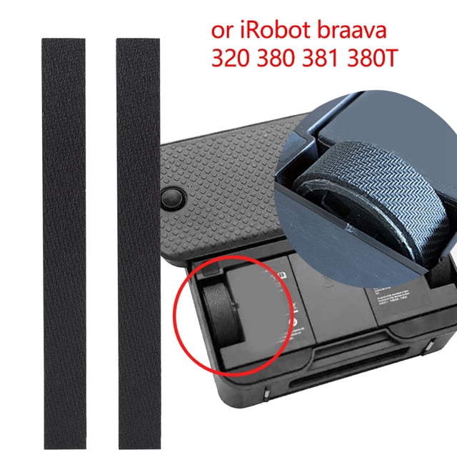 Rueda de Cuero para Llantas, 4 Piezas de Robot de Limpieza para Llantas de Ruedas de Cuero, Reemplazo de Piel Fetal para Braava 380t Unbranded JY39192