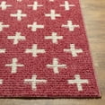 thumbnail image 2 of Hauteloom Watham Living Room, Bedroom Area Rug - Bohemian, Transitional - High Pile - Burgundy, Ivory - 5'3" x 7', 2 of 8