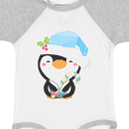 thumbnail image 4 of Inktastic Cute Christmas Penguin in Blue Hat Boys or Girls Baby Bodysuit, 4 of 5