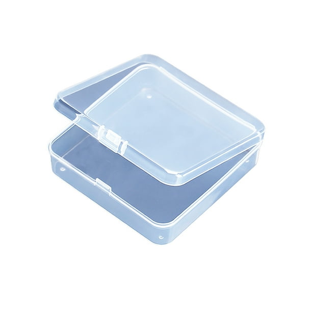 Naiovety Caja de plástico pequeña, organizador de almacenamiento transparente, joyero resistente al desgaste, accesorios de Interior de coche para Almacenamiento y organización del hogar Naiovety HA059925-00