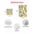 thumbnail image 7 of Orange Lemons Kitchen Dish Towels for Drying Dishes Set of 3, Summer Botanical Farmhouse Vintage Art Waffle Weave Microfiber Hand Tea Bathroom Towels Quick Dry & Absorbent Towel 15.7x23.6, 7 of 7