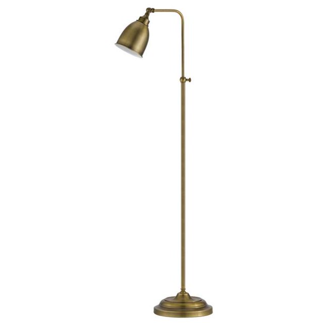 Benjara BM225098 62 in. Lampadaire Rond en Métal avec Poteau Réglable & 44; Bronze Antique