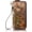 Coffee, variant on Women's Multi-Colored Leather Wallet Stylish Cell Phone Purse Zip Around Wristlet Clutch RFID Blocking Card Holder, Blue+brown, One Size