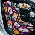 thumbnail image 2 of ZUXONGSY Car Seat Cover Towel Sugar Skull Sombrero Purple Print Cars Sport Towel Seat Cushion Non-Slip Auto Seat Towel Covers for After Gym Workout, Running, Beach Sports, 2 of 8