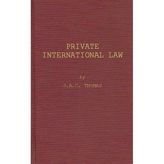 Private International Law, (Hardcover)