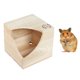 thumbnail image 3 of Pequeño Cama de Natural para Animal Animal Cuadrada Jerbo Hámster Ratón Yinane Pequeño Animal Doméstico Animal House, 3 of 5