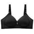 thumbnail image 1 of Womans Fashion Bowknot Printing Comfortable Hollow Out Bra Underwear No Rims, 1 of 11