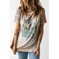 thumbnail image 4 of Khaki DESERT CHILD Cactus Graphic Print Short Sleeve T Shirt, 4 of 7