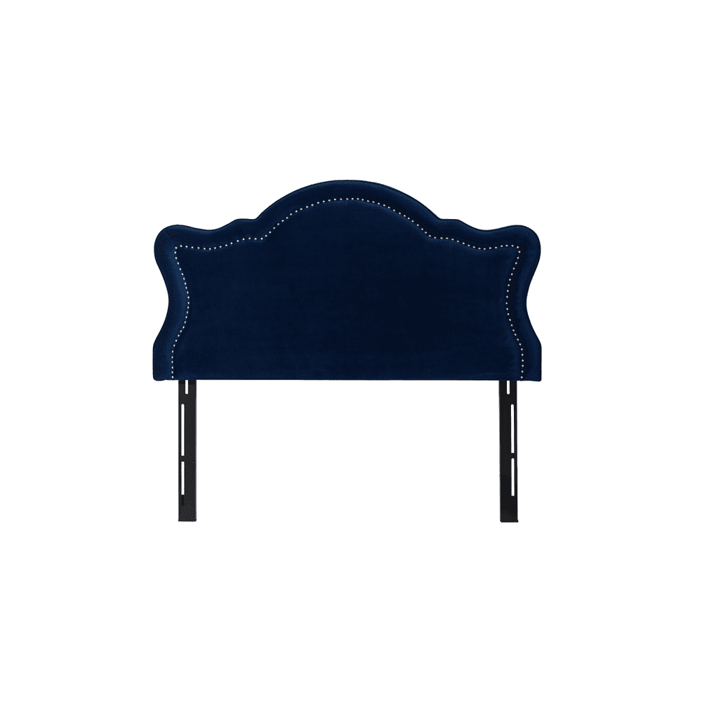 Legacy Upholstered Queen Headboard, Navy Blue