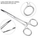 thumbnail image 2 of Pinzas de bloqueo para orejas de mascotas, Extractor de pelo para orejas de perro, tijeras para peluqueros, pinzas de bloqueo para peluquería canina Rojo Verde Cocina, Decoración y Otros, 2 of 4