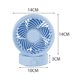 thumbnail image 2 of Ventilador a batería, ventilador USB Escritorio pequeño Diseño de ventilador portátil recargable silencioso para el hogar Oficina Coche Viajes al aire libre Vhermosa Ventiladores, 2 of 6