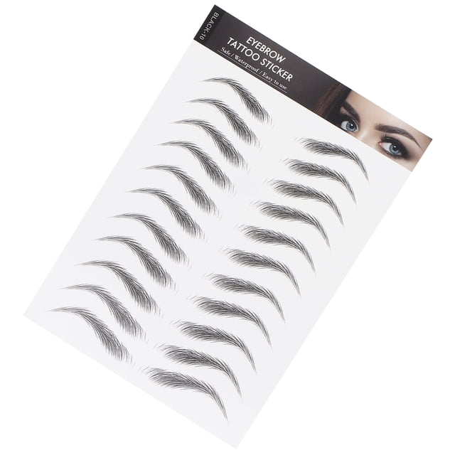 Eyebrow Sticker Eyebrow Sticker Waterproof Eyebrow Sticker Makeup Eyebrow Sticker Long Lasting Eyebrow Transfers Sticker Household Portable Women Eyebrow Sticker