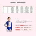 thumbnail image 7 of Miutii Gymnastics Leotards for Girls Ballet Dancewear Practice Outfits Keyhole Back One Piece Athletic Unitard Blue 12, 7 of 7