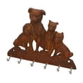 thumbnail image 2 of Dog Key Rack Hanger Hook Cast Iron Wall Home Rustic Peg Rail Holder Storage, 2 of 3