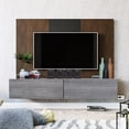 thumbnail image 1 of Mueble para tv de 55” Centro De Entretenimiento Flotante Hogare  Centro Flotante 2 puertas 120 cms, 1 of 10
