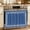 Dark Blue, variant on Gingerbread Christmas Oven Skirt Curtain 32"Wx24"L,Waterproof Ruffled Stove Cover Skirt with 8 Ribbon Ties,Red Golden Snowflake Winter Xmas Decorative Oven Door Curtains for Kitchen Cabinet Storage