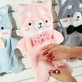 thumbnail image 3 of Joernso Hand Towel Soft Comfortable Coral Fleece Super Absorbent Hanging Chicken Washcloth for Dormitory, 3 of 8
