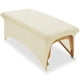 thumbnail image 1 of Funda de cama elástica tipo platonee para cama de extensión de pestañas, color beige, 1 of 6