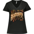 thumbnail image 3 of Inktastic Oktoberfest Banner with Orange Autumn Leaves Women's Plus Size V-Neck T-Shirt, 3 of 5