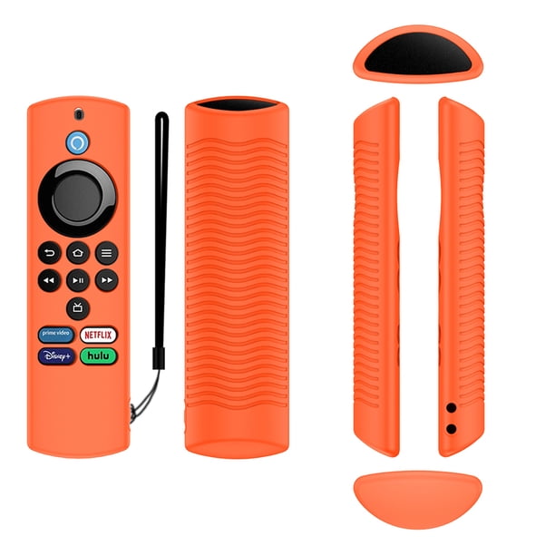 Funda de silicona para TV Stick con cordón para Alexa Voice Remote Lite 2nd Gen