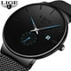 thumbnail image 2 of Reloj de cuarzo masculino LIGE Fashion azul, 2 of 6