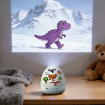 2026 New Dinosaur Egg Night Light Projector, 360° Rotating Galaxy Star Projectordinosaur Speake Toys with Bluetooth Speaker, Rechargeable Dino Mood Magic Cartoon Lamp with 21 Slides