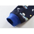 thumbnail image 7 of FEDPOP Toddler Boys Railway Train Graphic Pajamas 2-Piece Long Sleeve Cotton Sleepwear Set Size 4T, 7 of 7