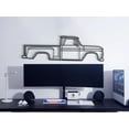 thumbnail image 4 of LaModaHome 1965 C10 Stepside Pickup Metal Silhouette Wall Art, 4 of 5