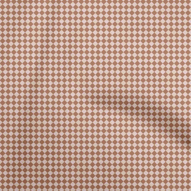 oneOone Velvet Brown Fabric Geometric Fabric For Sewing Printed Craft Fabric By The Yard 58 Inch Wide