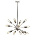 thumbnail image 2 of Dainolite Bristol 12 Light T14 Bulb Satellite Chandelier in Chrome, 2 of 2