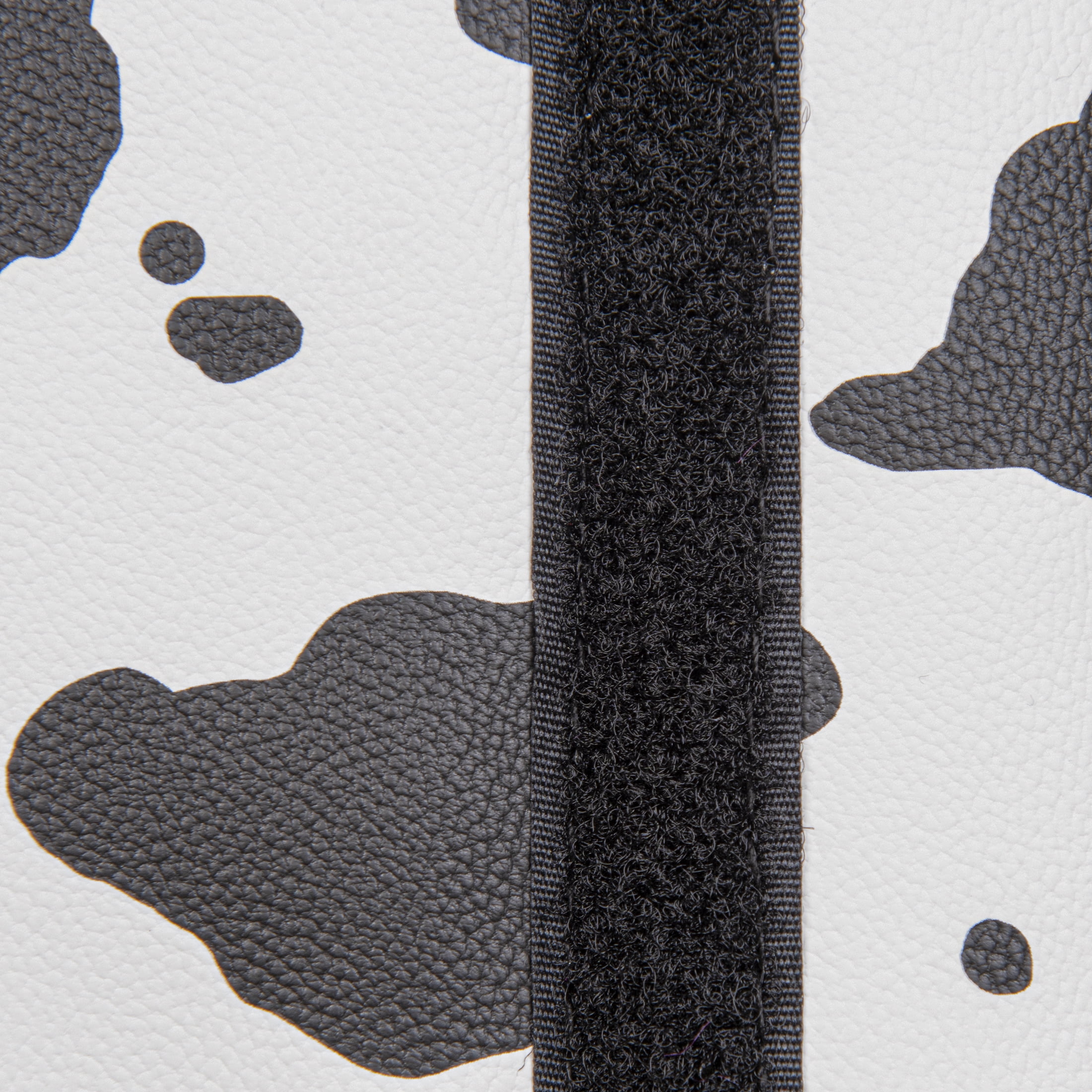 Auto Drive Universal Fit Black White Cow Print Seatbelt Cover, Fit for Car Truck SUV, Set of 1