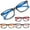 4 Colors, variant on NevEND 4 Pack Reading Glasses for Women and Men Reader +3.00 / Spring Hinge / Blue Light Blocking 300