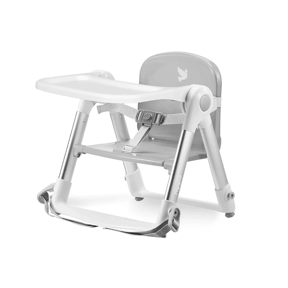 APRAMO 3-in-1 Booster Seat Portable Travel baby High Chair with Tray Dining Table Grey
